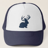 Jackalope Navy Blue Trucker Pet (Voorkant)