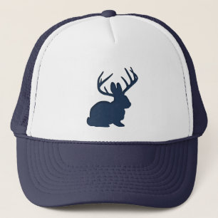 Jackalope Navy Blue Trucker Pet