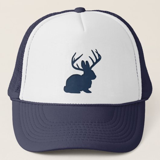Jackalope Navy Blue Trucker Pet (Voorkant)