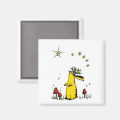 Jackalope Night Magneet (Voorkant / Achterkant)