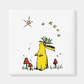 Jackalope Night Magneet (Voorkant)