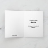 Jackalope Personalized Birthday Kaart (Binnen)