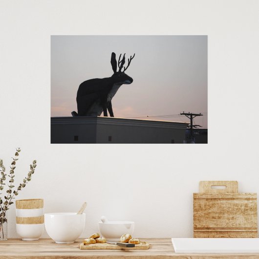 Jackalope Poster (Keuken)