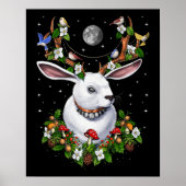 Jackalope Rabbit Poster (Voorkant)
