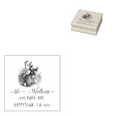 jackalope return address stempel (Gestempeld)