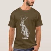 Jackalope Sketch t-shirt (Voorkant)