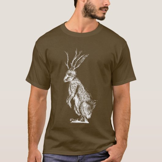 Jackalope Sketch t-shirt (Voorkant)