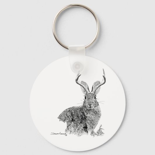 Jackalope Sleutelhanger (Voorkant)
