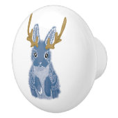 Jackalope Spirit Dier Keramische Knop (Rechts)