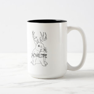 Jackalope Tweekleurige Koffiemok