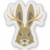 Jackalope, Vinyl Sticker (Voorkant)