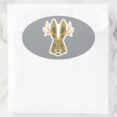 Jackalope, Vinyl Sticker (Tas)