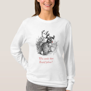 Jackalope, wie heeft die Rudolf-man nodig? T-shirt