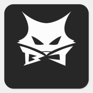 Jackals Black Team Volleyball Anime Cosplay Vierkante Sticker