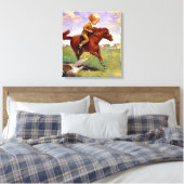 "Jackanapes" van Jessie Willcox Smith Canvas Afdruk (Insitu (Slaapkamer))