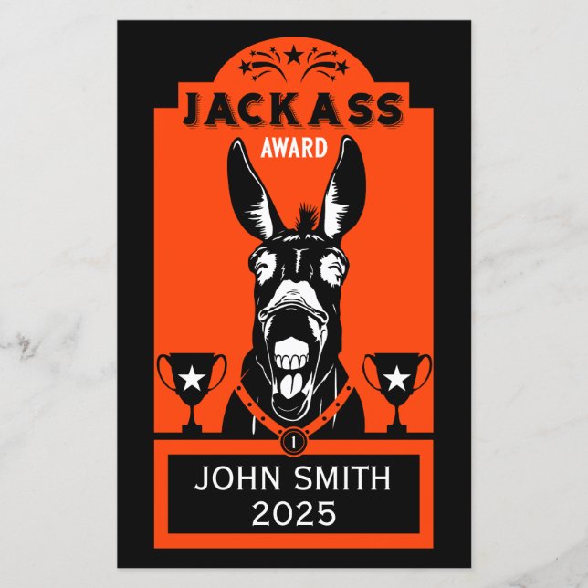 Jackass Award (Voorkant)