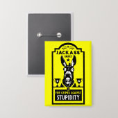 Jackass Award Button (Voorkant / Achterkant)