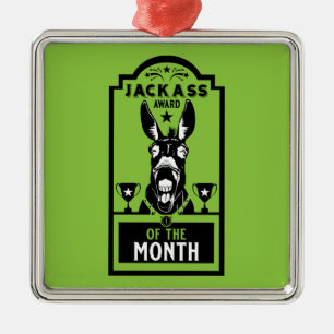 Jackass Award Metalen Ornament