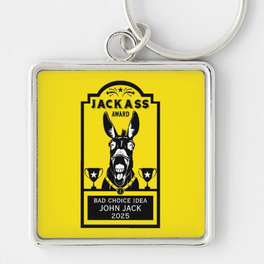 Jackass Award Sleutelhanger (Voorkant)