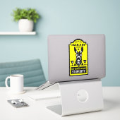 Jackass Award Sticker (Laptop op bureau)