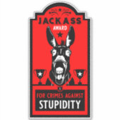 Jackass Award Sticker (Voorkant)