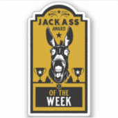 Jackass Award Sticker (Voorkant)