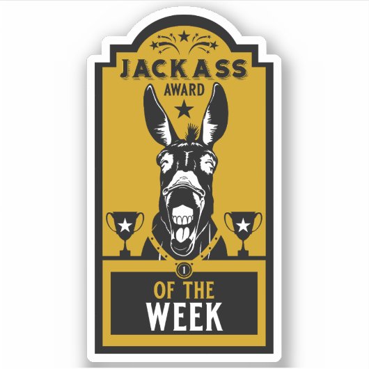Jackass Award Sticker (Voorkant)