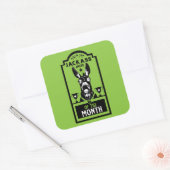 Jackass Award Vierkante Sticker (Envelop)