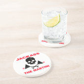 Jackass, The Martini Coaster Zandsteen Onderzetter (Zijkant)