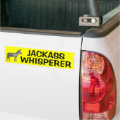 JACKASS WHISPERER BUMPERSTICKER (Op Truck)