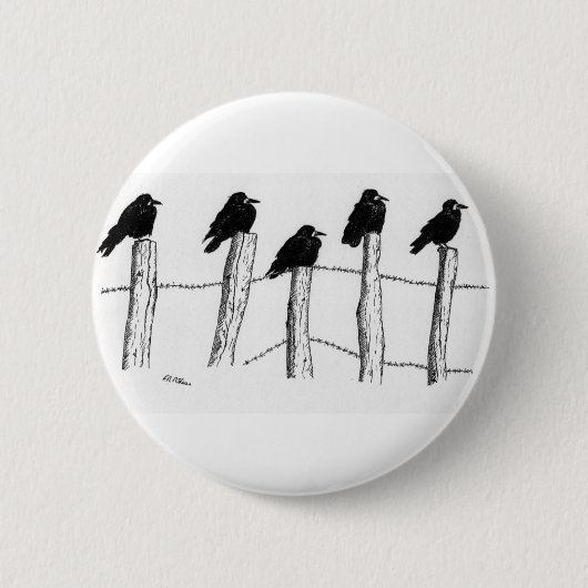 Jackdaws Ronde Button 5,7 Cm (Voorkant)