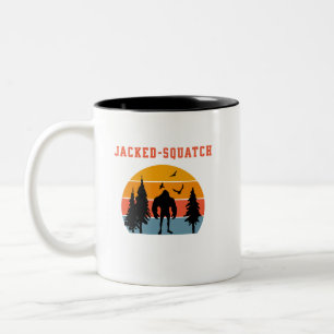 Jacked-Squatch Tweekleurige Koffiemok