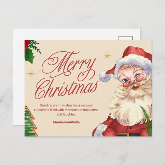 Jacket Feestdagenkaart (Voorkant / Achterkant)