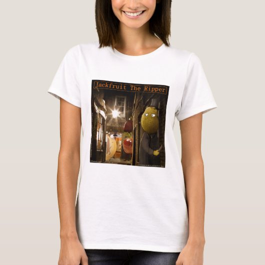 Jackfruit De Ripper Grappige Rick Londen T-shirt (Voorkant)