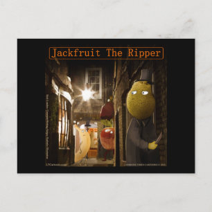 Jackfruit The Ripper Funny Rick London Briefkaart