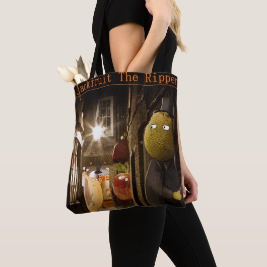Jackfruit The Ripper Funny Rick London Tote Bag (Dichtbij)