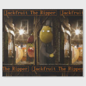 Jackfruit The Ripper Grappige Rick London Cadeaupapier (Vlak)