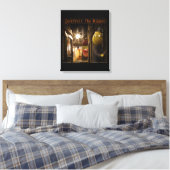 Jackfruit The Ripper Grappige Rick London Canvas Afdruk (Insitu (Slaapkamer))