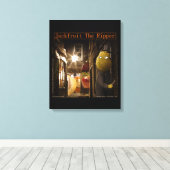 Jackfruit The Ripper Grappige Rick London Canvas Afdruk (Insitu (Houten vloer))