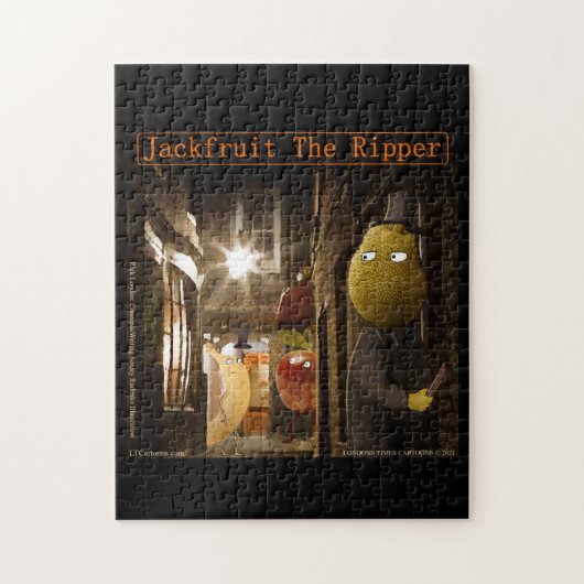 Jackfruit The Ripper Grappige Rick London Legpuzzel (Verticaal)