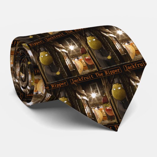 Jackfruit The Ripper Mannen Funny Stropdas (Opgerold)