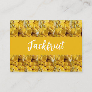 Jackfruit Tropisch Fruitpatroon Visitekaartje