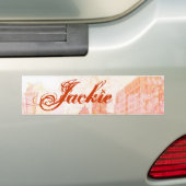 Jackie Bumpersticker (Op auto)