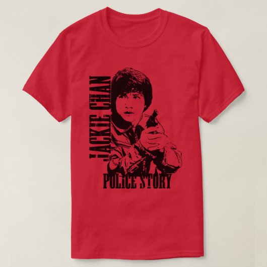Jackie Chan Politieverhaal T-shirt (Design voorkant)