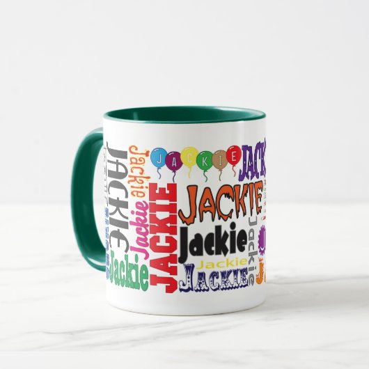 Jackie Coffee Mok (Voorkant links)