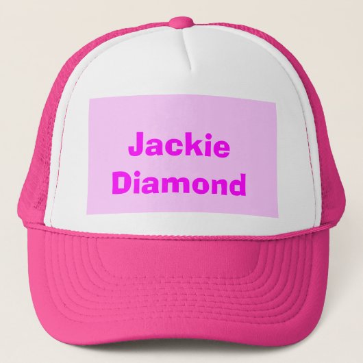 Jackie Diamond Trucker Pet (Voorkant)
