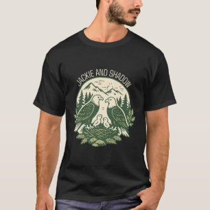 Jackie en Shadow Bald Eagle Natuur liefhebbers T-shirt