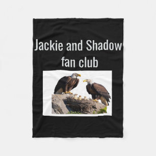 Jackie en Shadow Fanclub Eagles _1 Fleece Deken