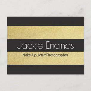 Jackie Encinas Makeup Artist & Fotograaf Briefkaart