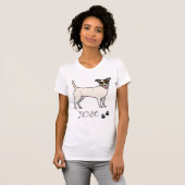 Jackie hond T-shirt (Voorkant volledig)